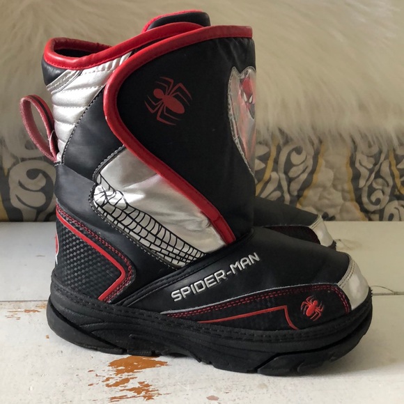 spiderman snow boots